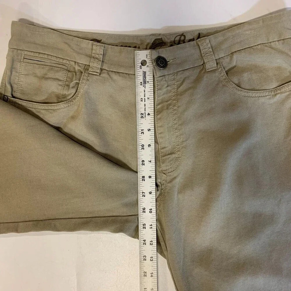 Tommy‎ Bahama Men's Classic 5 Pocket Tencel Flat Front Straight Pants Size 35x28 - Picture 11 of 12
